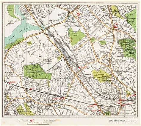 cricklewood station map